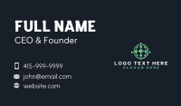 Digital Link Network Business Card Design