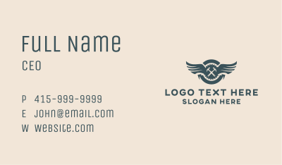 Industrial Hammer Carpentry Business Card Image Preview