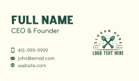 Shovel Garden Landscaping Business Card Image Preview