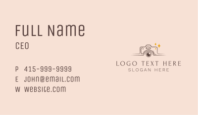 Image Lens Photography Business Card Image Preview