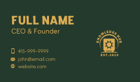 Golden Vault Savings Business Card Image Preview