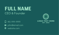 Green Eco Lantern Business Card Image Preview