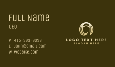 Generic Marketing Letter A Business Card Image Preview