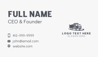 Gray  Truck Vehicle Business Card Image Preview