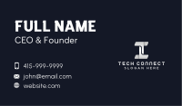 Digital Tech Programmer Letter I Business Card Image Preview