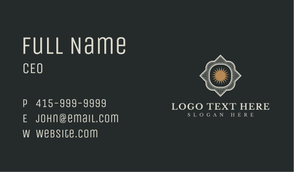 Antique Store Star Frame Business Card Design Image Preview