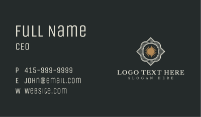 Antique Store Star Frame Business Card Image Preview