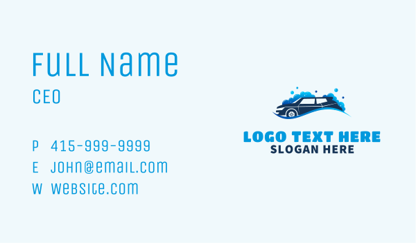 Car Wash Cleaning Business Card Design Image Preview