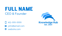 Blue Dolphin Pod Business Card Image Preview