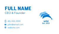 Blue Dolphin Pod Business Card Image Preview