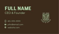 Organic Coffee Emblem  Business Card Image Preview