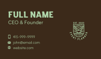 Organic Coffee Emblem  Business Card Image Preview