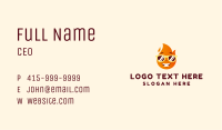 Fire Flame Sunglasses Business Card Image Preview