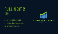 Progress Check CRM Data Business Card Image Preview