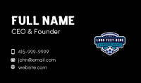 Football Sports Soccer  Business Card Design