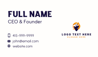 Electric Plug Energy Business Card Design