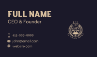 Legal Scale Notary Business Card Design