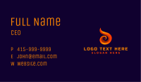 Fire Grill Flame Business Card Image Preview