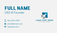 Airplane Shipment Delivery Business Card Image Preview