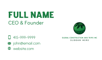 Cannabis Field Leaf Business Card Image Preview