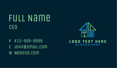 House Builder Contractor Business Card Image Preview