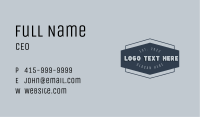 Vintage Shop Signage Business Card Image Preview