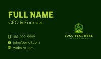 Woodwork Chainsaw Forest Business Card Design