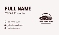 Car Care Vehicle Transport Business Card Design