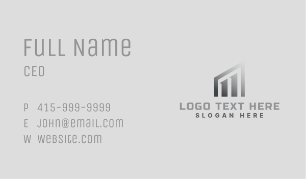 Modern Architecture Company Business Card Design Image Preview