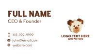 3D Bear Head  Business Card Image Preview