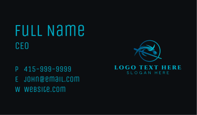 Pole Vaulting Athlete Business Card Image Preview