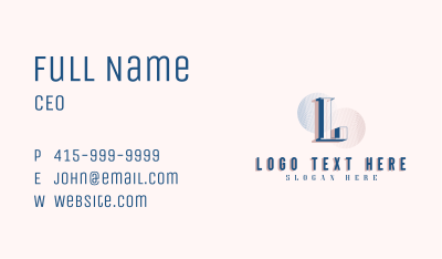 Creative Fashion Brand Business Card Image Preview