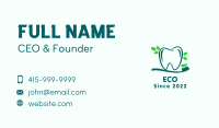 Eco Dental Toothbrush  Business Card Image Preview