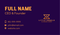 Triangle Hourglass Business Card Image Preview