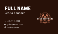 Hammer Builder Carpentry Business Card Image Preview