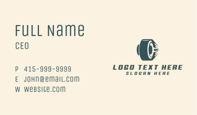 Tire Auto Repair Business Card Image Preview