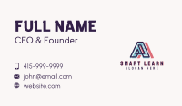 Creative Company Letter A Business Card Image Preview