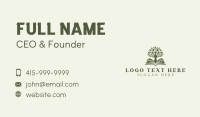Tree Publishing Book Business Card Image Preview
