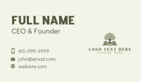 Tree Publishing Book Business Card Design