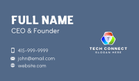 Cyber Tech Shield Business Card Image Preview