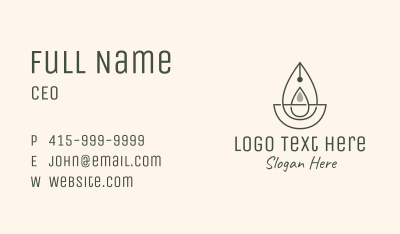 Essential Oil Extract Business Card
