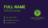 Green Nature Floral  Business Card Image Preview