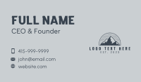 Rustic Mountain Summit  Business Card Image Preview