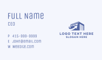 Warehouse Arrow Logistics Business Card Image Preview