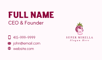 Winery Bar Queen Business Card Image Preview