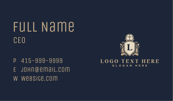 Luxurious Crown Hotel Business Card Design Image Preview