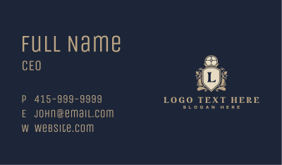 Luxurious Crown Hotel Business Card Image Preview