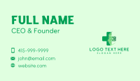 Green Human Cross Business Card Image Preview