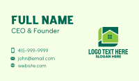 Green Home Property Business Card Image Preview