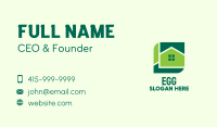 Green Home Property Business Card Image Preview